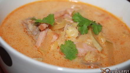 Рецепт горохового супа на баранине с кабачком и сарделькой