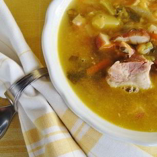 Рецепт Горохового супа с беконом