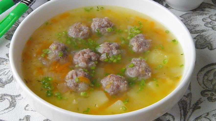 Рецепт горохового супа с фаршем