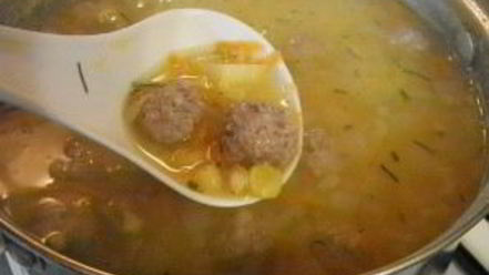 Рецепт горохового супа с фаршем