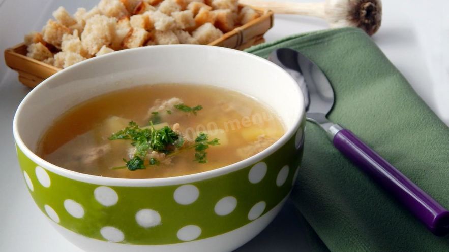 Рецепт горохового супа с фрикадельками