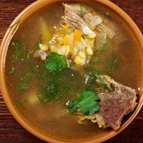 Рецепт Горохового супа с говяжьими ребрышками