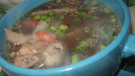 Рецепт горохового супа с грецким орехом