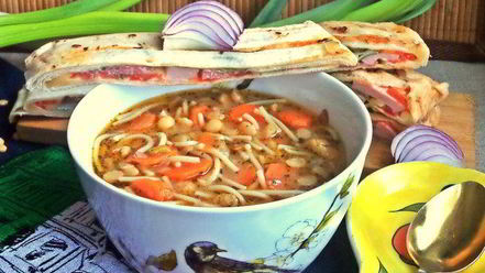 Рецепт горохового супа с итальянским акцентом