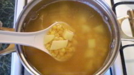 Рецепт горохового супа с картофелем