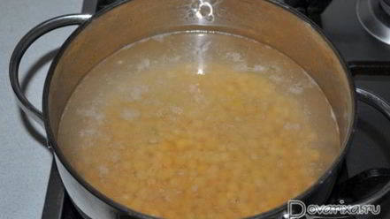 Рецепт горохового супа с колбасой