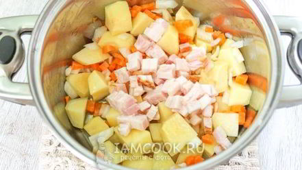 Рецепт горохового супа с копченой грудинкой