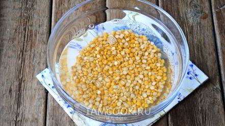 Рецепт горохового супа с копченой курицей