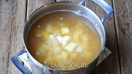 Рецепт горохового супа с копченой курицей