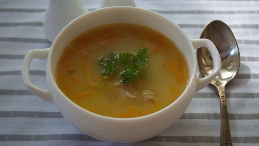 Рецепт горохового супа с копченым окороком