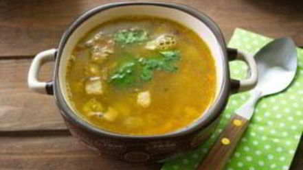 Рецепт горохового супа с копченым салом