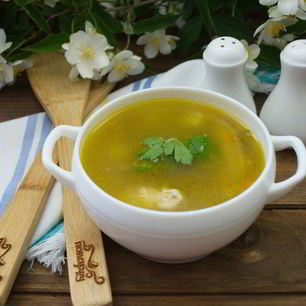 Рецепт Горохового супа с куриными крыльями
