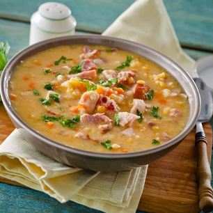 Рецепт Горохового супа с мясом в мультиварке