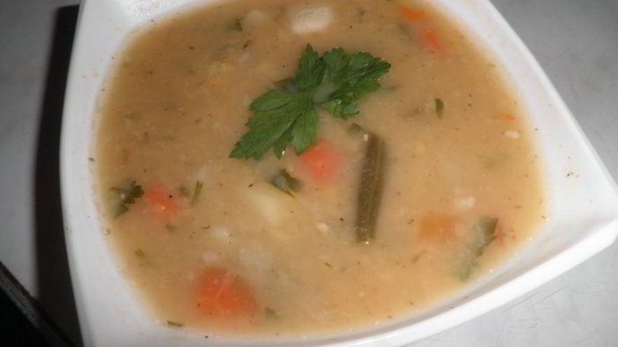 Рецепт горохового супа с овощами
