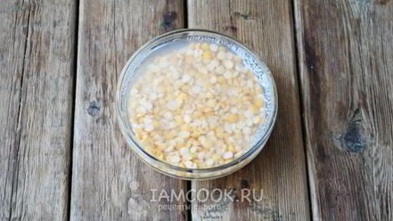 Рецепт горохового супа с плавленым сыром