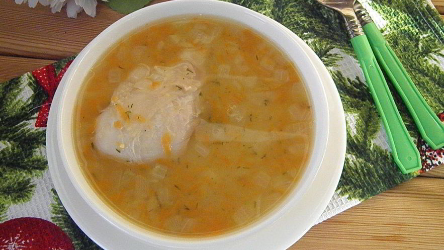Рецепт горохового супа с цыпленком