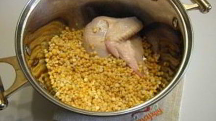 Рецепт горохового супа с цыпленком