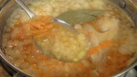 Рецепт горохового супа с цыпленком