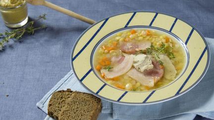 Рецепт Горохового супа со свининой по-скандинавски