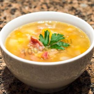 Рецепт Густого горохового супа с мясом