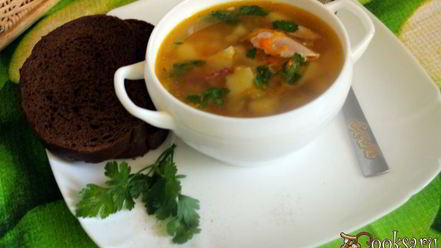 Рецепт куриного супа с зеленым горохом и чечевицей бобовый дуэт