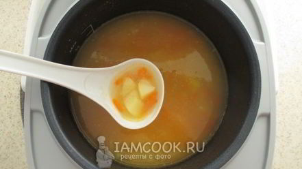 Рецепт постного горохового супа в мультиварке