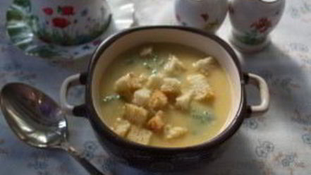 Рецепт супа горохового с гренками
