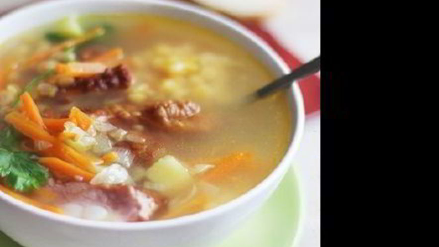 Рецепт супа горохового с копчеными ребрышками
