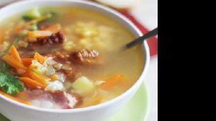 Рецепт супа горохового с копчеными ребрышками