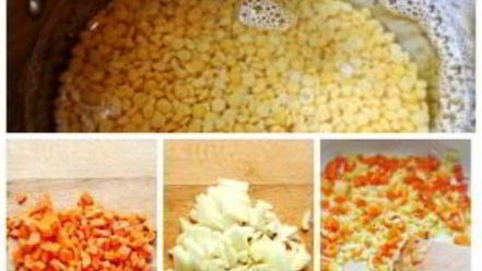 Рецепт супа горохового с ребрами