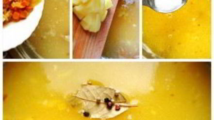 Рецепт супа горохового с ребрами