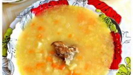 Рецепт супа горохового с ребрами