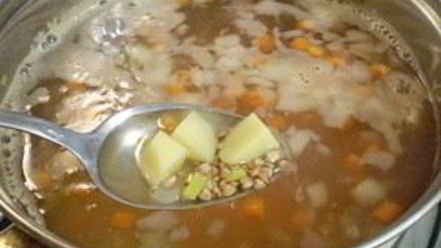 Рецепт гречневого диетического супа