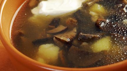 Рецепт Грибного супа со сметаной