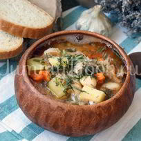 Капустняк с фасолью