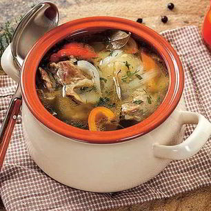 Рецепт Казацкого супа из котелка