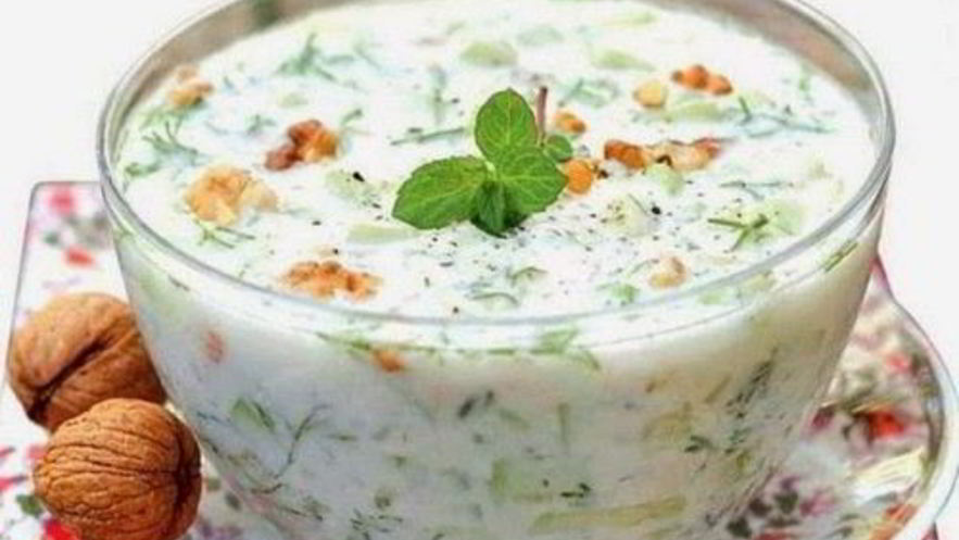 Рецепт болгарского супа таратор с грецкими орехами