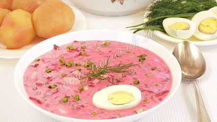 Рецепт холодника из свеклы на кефире