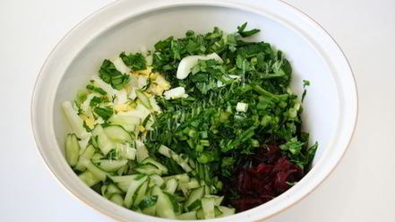 Рецепт холодника из свеклы на кефире