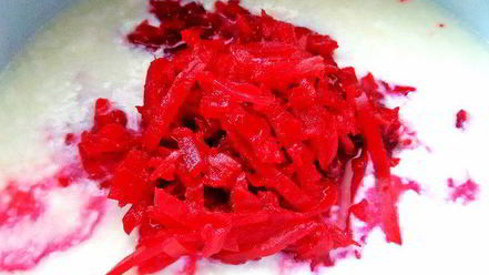 Рецепт холодника на кефире с маринованной свеклой