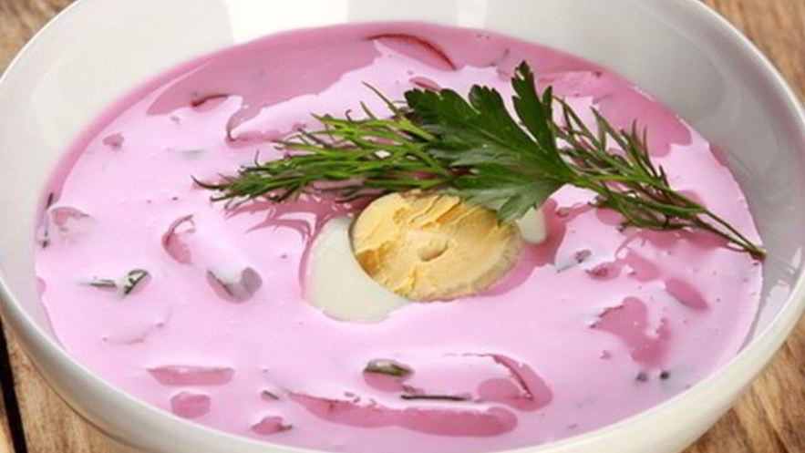 Рецепт холодника со сливками