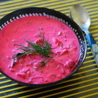 Рецепт Холодника со свеклой на кефире