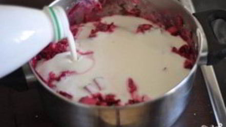 Рецепт холодника со свеклой на кефире