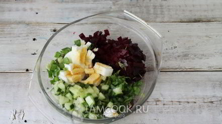 Рецепт холодника со свеклой на кипяченой воде