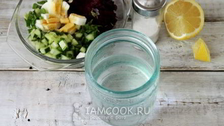 Рецепт холодника со свеклой на кипяченой воде