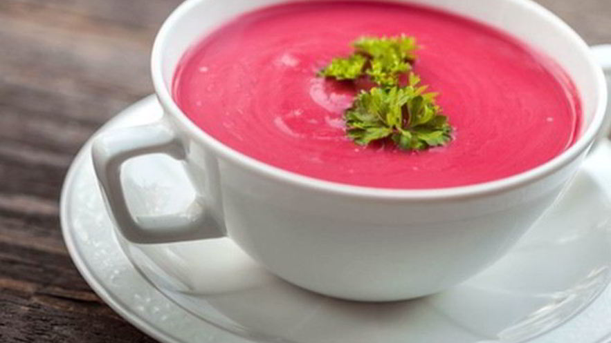Рецепт холодного крема-супа из свеклы