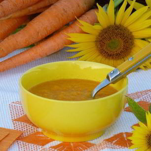 Рецепт Холодного морковно-апельсиновый крем-суп