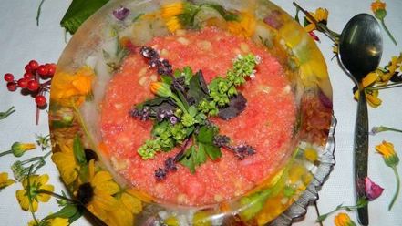 Рецепт холодного супа гаспачо из арбуза