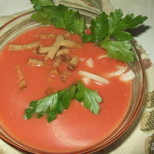 Рецепт Холодного супа гаспачо