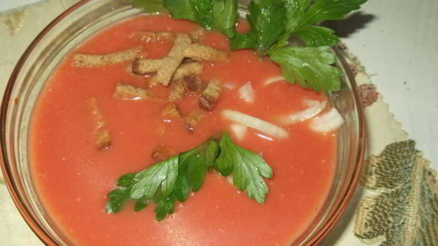 Рецепт холодного супа гаспачо